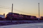 CP AC44CW + ES44AC Locomotives leading a train